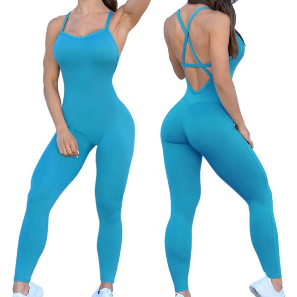 Backless Yoga Jumpsuit-1