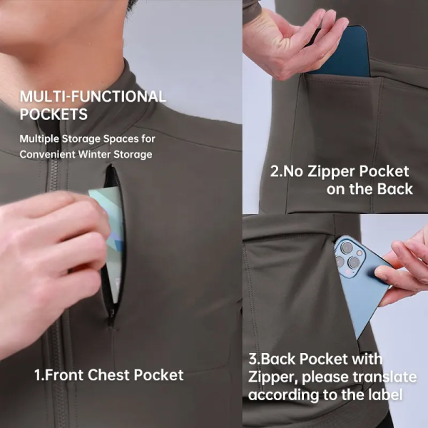 Long Sleeves Cycling Set Mens-4
