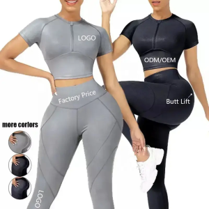 Yoga Shirt Bra Sets-1