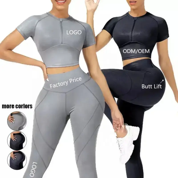 Yoga Shirt Bra Sets-1