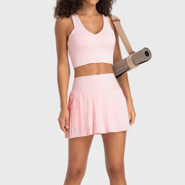 High Waisted Workout Tennis Skirt-6