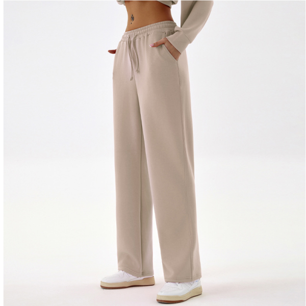 Relaxed Drawstring Sweatpants-3