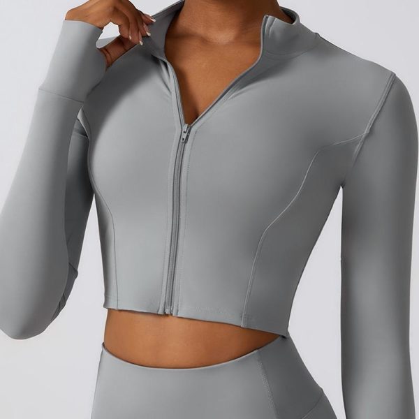Zipper Outdoor Jogging Quick Dry Kit-2