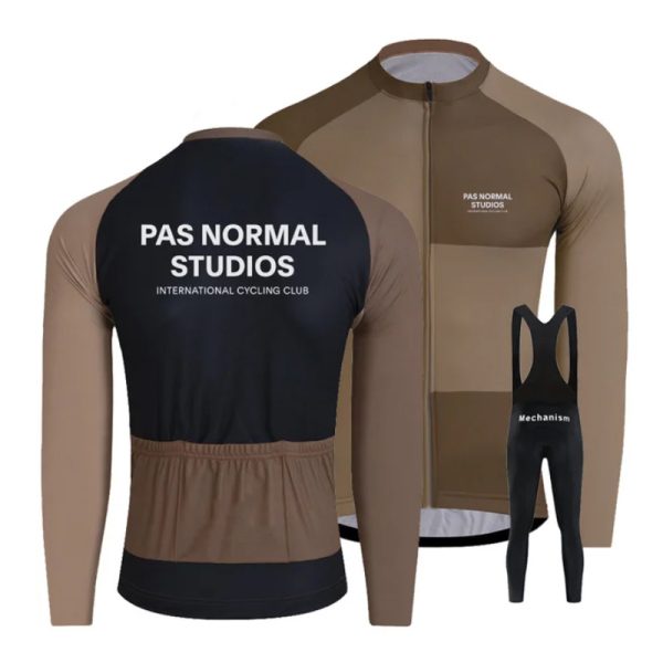 Padded Warm Fleece Cycling Jersey-2