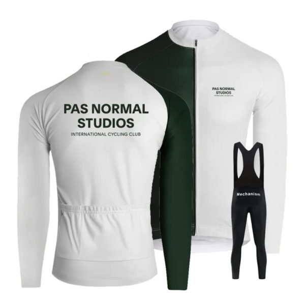 Padded Warm Fleece Cycling Jersey-3
