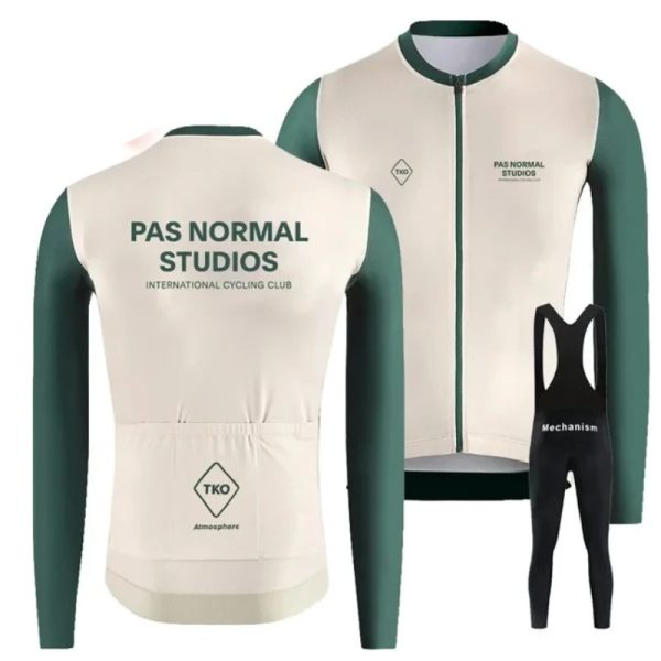 Padded Warm Fleece Cycling Jersey-4