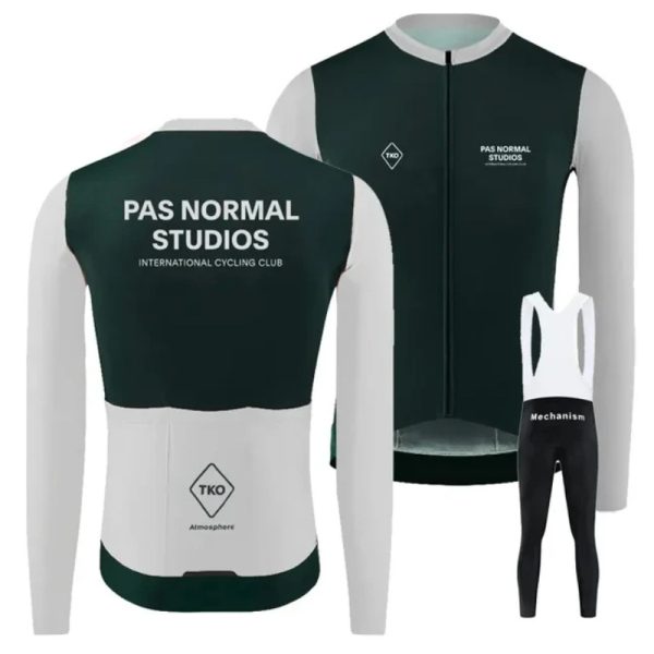 Padded Warm Fleece Cycling Jersey-6
