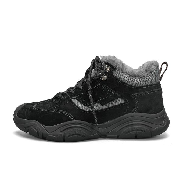 Customized Leather Padded Snow Hiking Boots-2