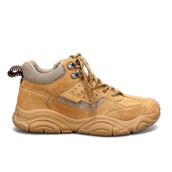 Customized Leather Padded Snow Hiking Boots-4