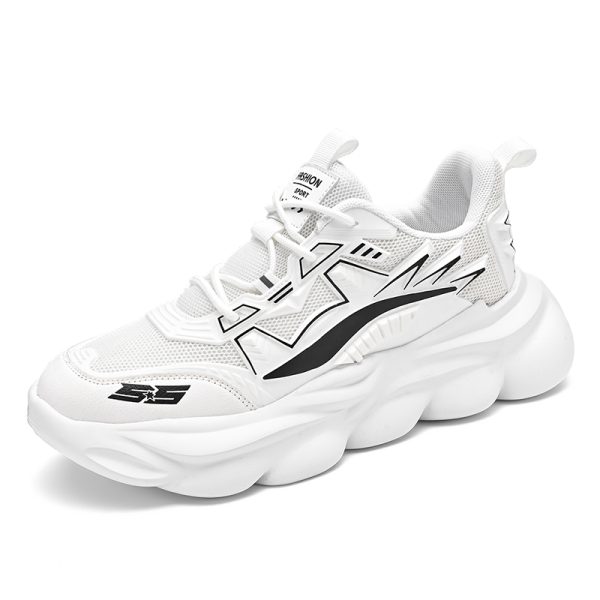 Stretch Sole Mesh Breathable Running Shoes-2