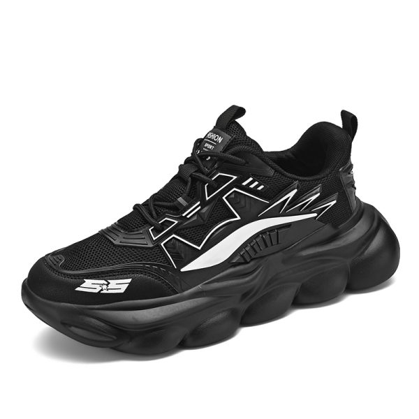 Stretch Sole Mesh Breathable Running Shoes-3