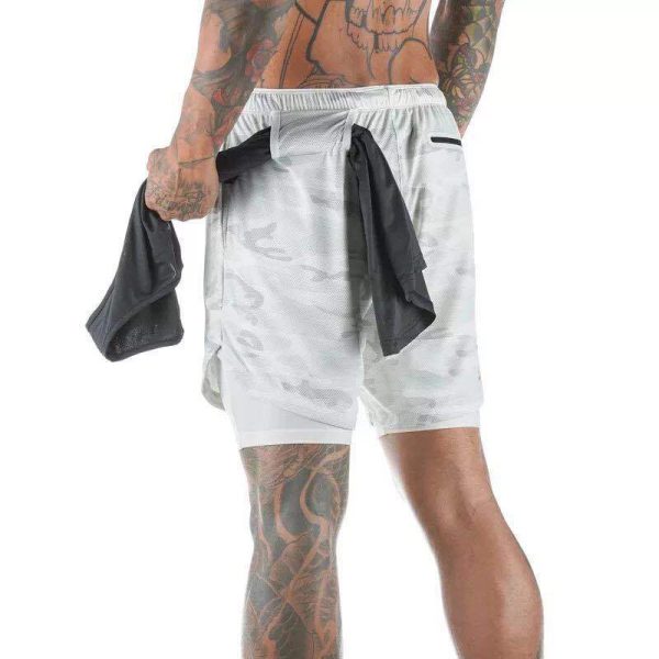 Men's Fitness Multi-Pocket Shorts-6