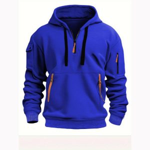 Men's Hoodie Zipper Casual Jacket-1