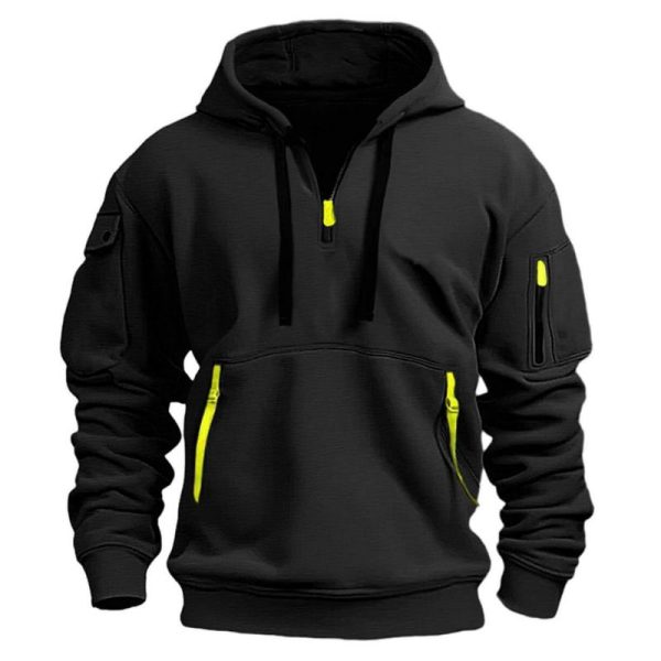 Men's Hoodie Zipper Casual Jacket-3